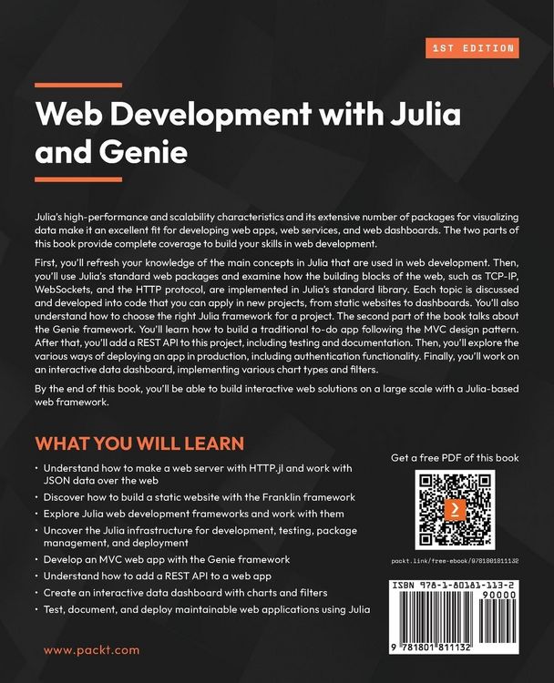 Produktbild: Web Development with Julia and Genie