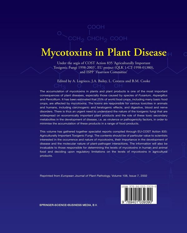 Produktbild: Mycotoxins in Plant Disease