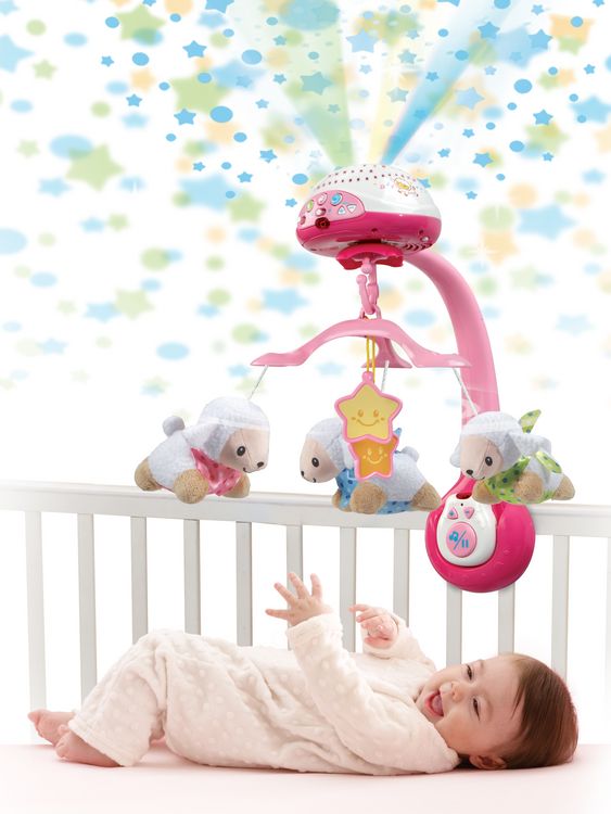 Produktbild: Sch&auml;fchen-Mobile pink