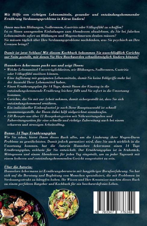 Produktbild: Schonkost Kochbuch! Das gro&szlig;e Kochbuch mit 150 entz&uuml;ndungshemmenden & leckeren Rezepten!