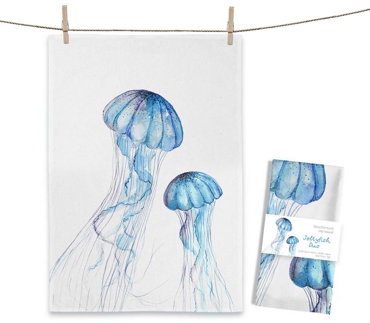 Produktbild: Geschirrtuch Jellyfish Duo
