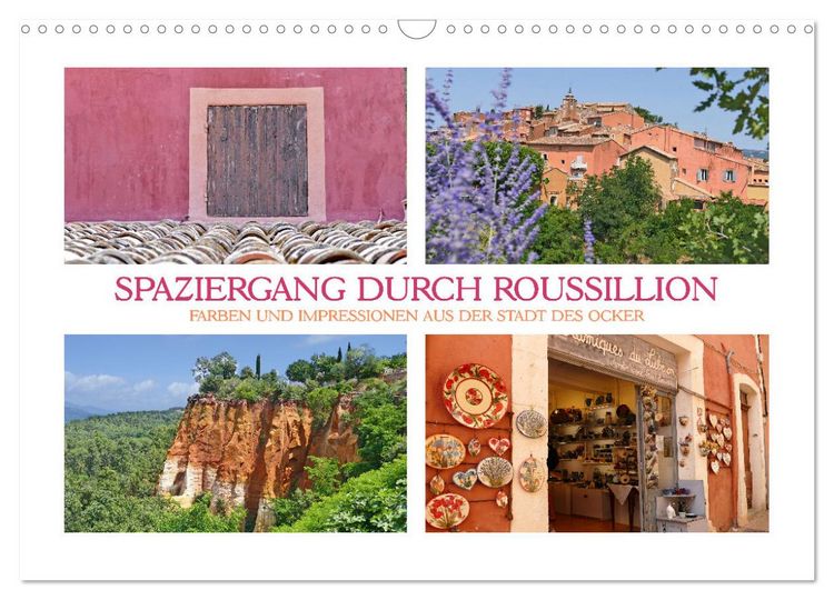 Produktbild: Spaziergang durch Roussillon (Wandkalender 2026 DIN A3 quer), CALVENDO Monatskalender