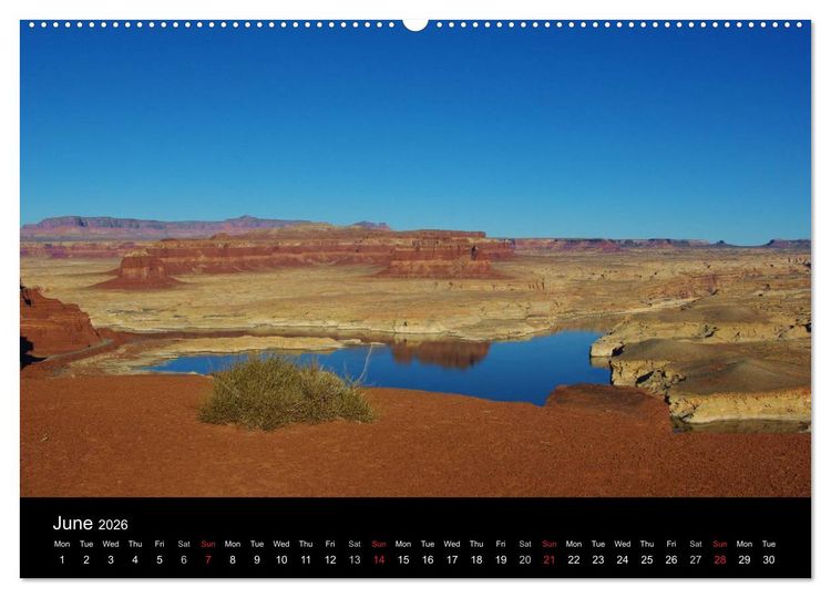 Produktbild: Spectacular Utah / UK-Version (High Quality Premium Wall Calendar 2026 DIN A2 landscape),CALVENDO 12 Month Wall Calendar