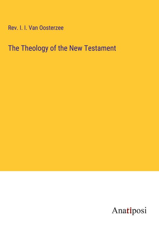 Produktbild: The Theology of the New Testament