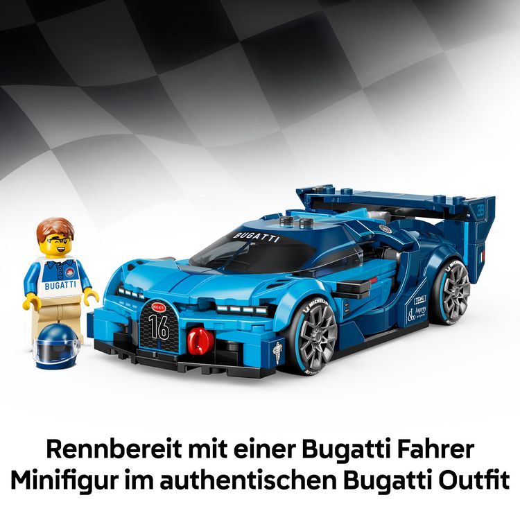 Produktbild: LEGO 77253 Speed Champions Bugatti Vision Gran Turismo Hypersportwagen