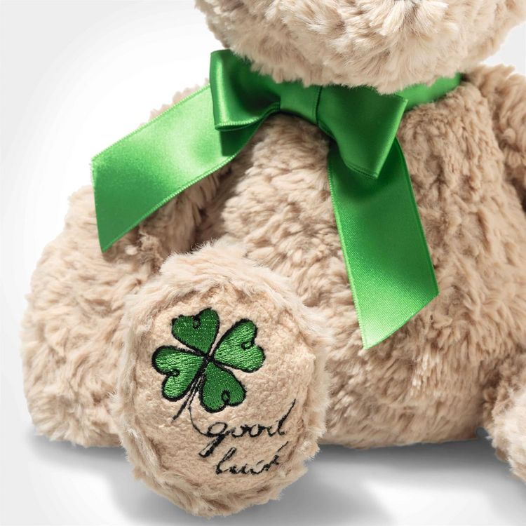 Produktbild: Steiff 114144 - Soft Cuddly Friends, Teddyb&auml;r Jimmi Good Luck, 30 cm, Pl&uuml;sch