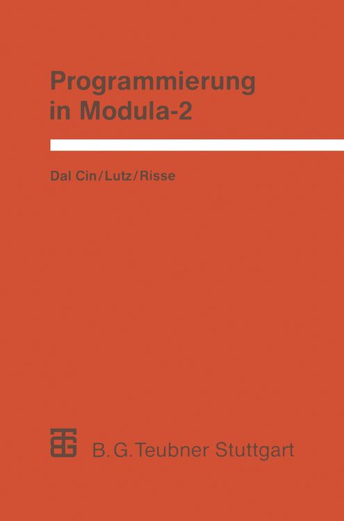 Produktbild: Programmierung in Modula-2