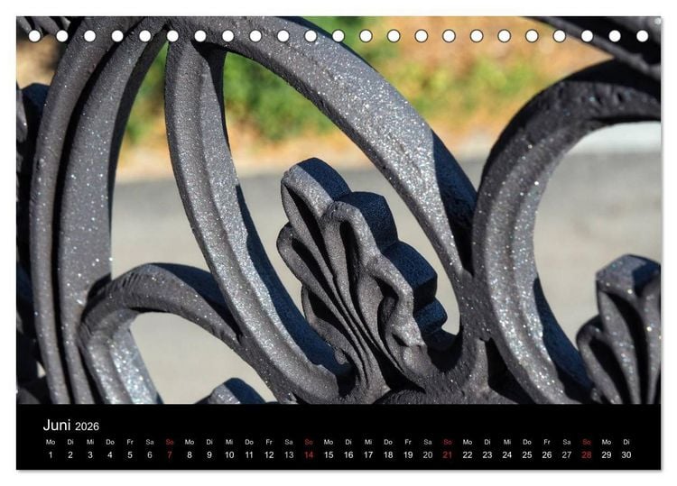 Produktbild: Der Gusseiserne Turm zu L&ouml;bau (Tischkalender 2026 DIN A5 quer), CALVENDO Monatskalender