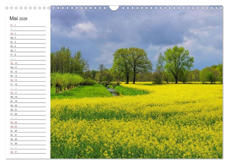 Produktbild: Ostfriesland - zwischen Watt und Moor (Wandkalender 2026 DIN A3 quer), CALVENDO Monatskalender