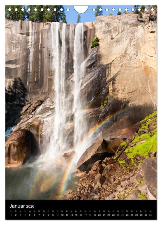 Produktbild: Idylle Pur - Der Yosemite National Park (Wandkalender 2026 DIN A4 hoch), CALVENDO Monatskalender
