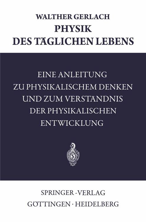 Produktbild: Physik des T&auml;glichen Lebens