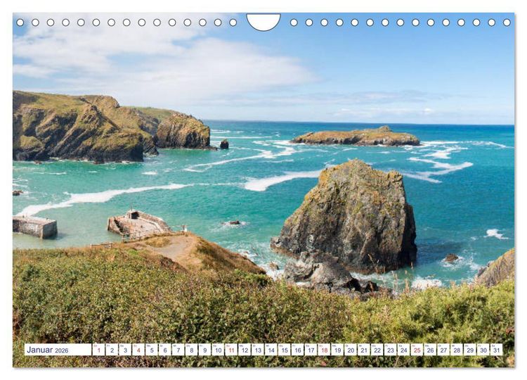 Produktbild: Cornwall Impressionen (Wandkalender 2026 DIN A4 quer), CALVENDO Monatskalender