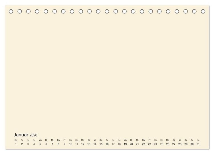 Produktbild: DIY Bastel-Kalender -Warme Pastell Farben- Zum Selbstgestalten (Tischkalender 2026 DIN A5 quer), CALVENDO Monatskalender