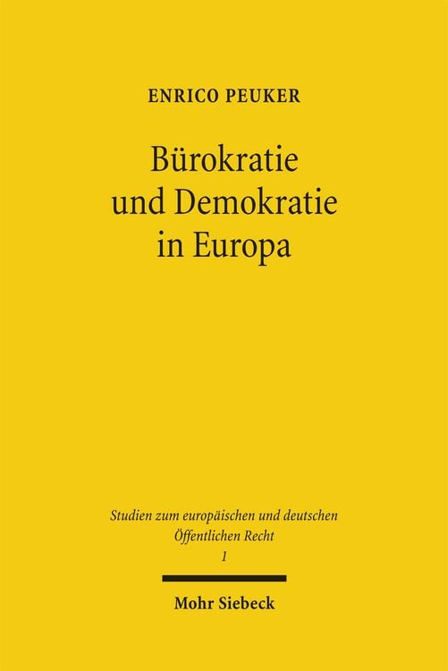 Produktbild: B&uuml;rokratie und Demokratie in Europa