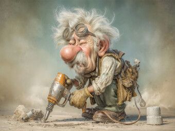 Produktbild: CALVENDO Puzzle Ein Motiv aus dem Kalender Arbeiten bis der Rolator Funkt! | 1000 Teile Lege-Gr&ouml;&szlig;e 64x48cm Foto-Puzzle f&uuml;r gl&uuml;ckliche Stunden
