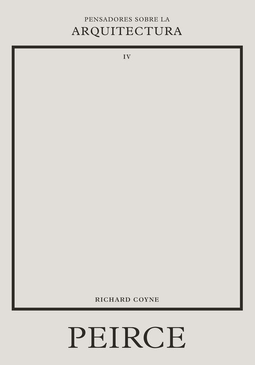 Produktbild: Peirce sobre la arquitectura