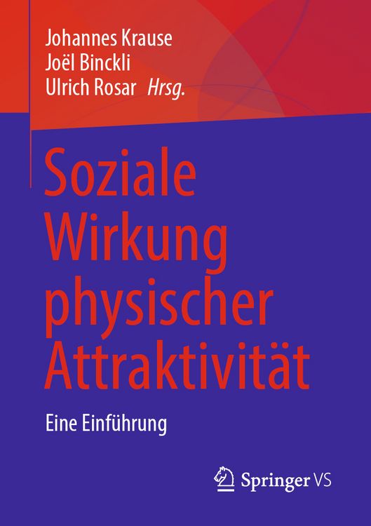 Produktbild: Soziale Wirkung physischer Attraktivit&auml;t