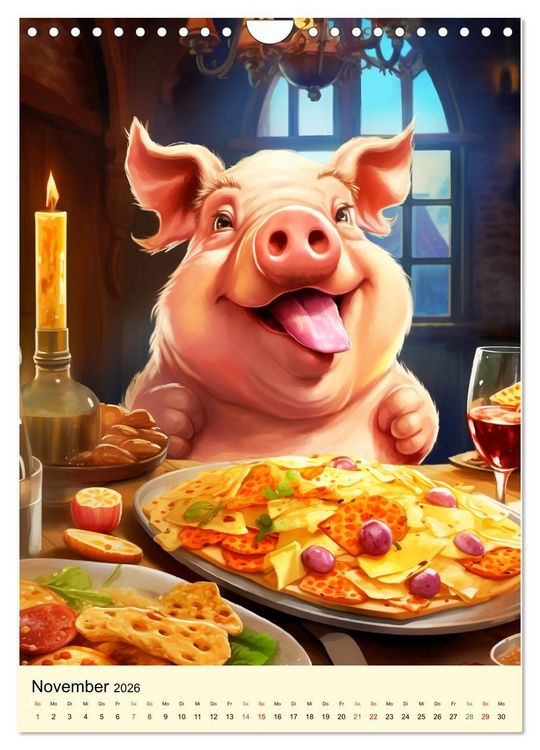 Produktbild: Bauernhof. Tierischer Humor auf dem Land (Wandkalender 2026 DIN A4 hoch), CALVENDO Monatskalender