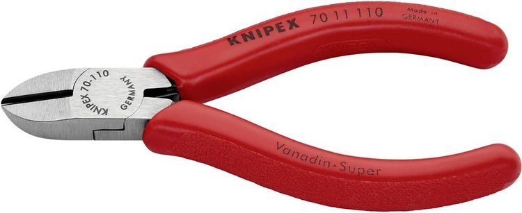 Produktbild: Knipex 70 11 110 Werkstatt Seitenschneider mit Facette 110mm