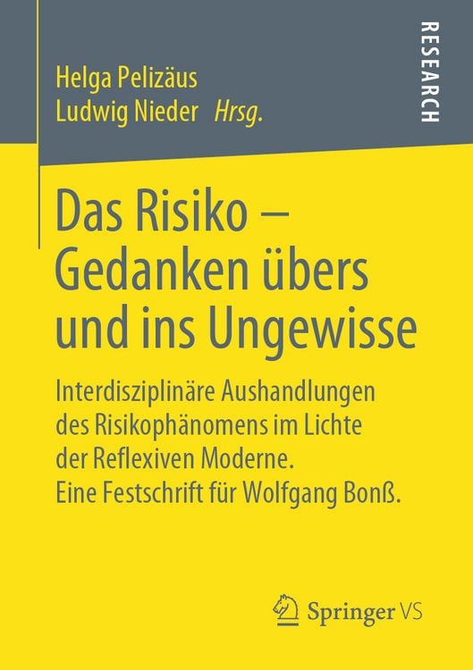 Produktbild: Das Risiko &ndash; Gedanken &uuml;bers und ins Ungewisse
