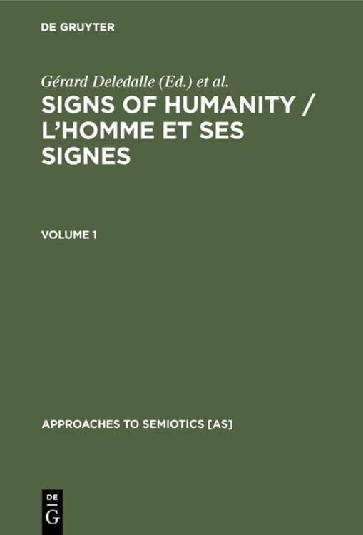 Produktbild: Signs of Humanity / L&rsquo;homme et ses signes