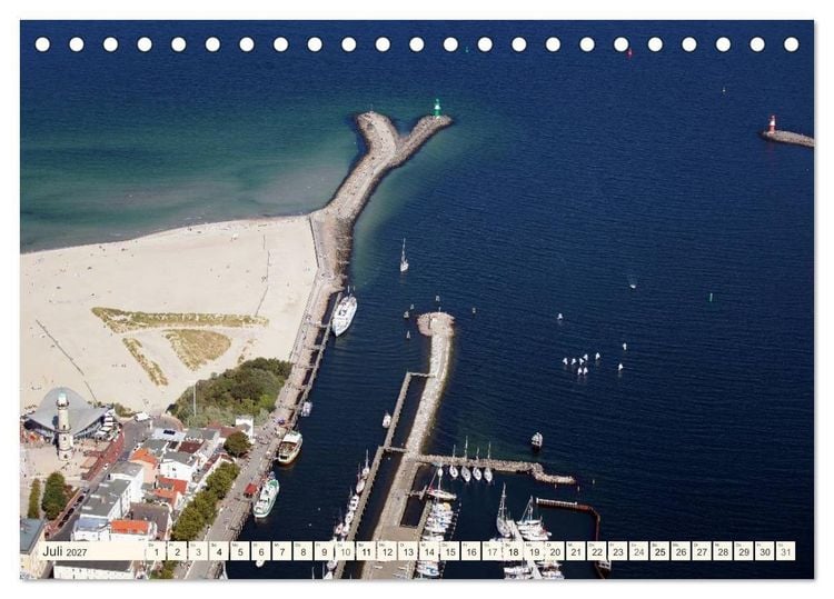 Produktbild: Seebad Warnem&uuml;nde (Tischkalender 2027 DIN A5 quer), CALVENDO Monatskalender