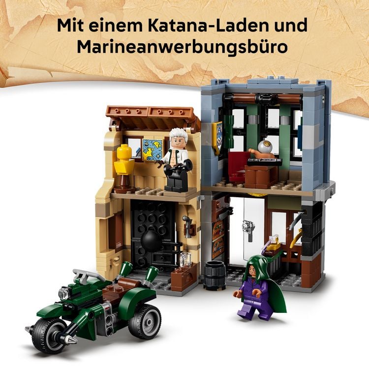 Produktbild: LEGO ONE PIECE 75642 Showdown mit Kapit&auml;n Smoker, Spielzeug ab 9 Jahren