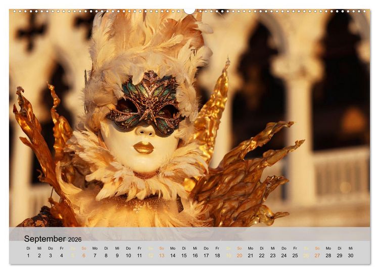 Produktbild: Venedigs Sch&ouml;nheiten (Wandkalender 2026 DIN A2 quer), CALVENDO Monatskalender