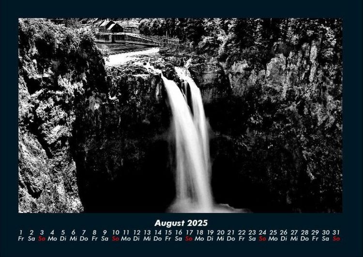 Produktbild: Wasserf&auml;lle 2025 Fotokalender DIN A4