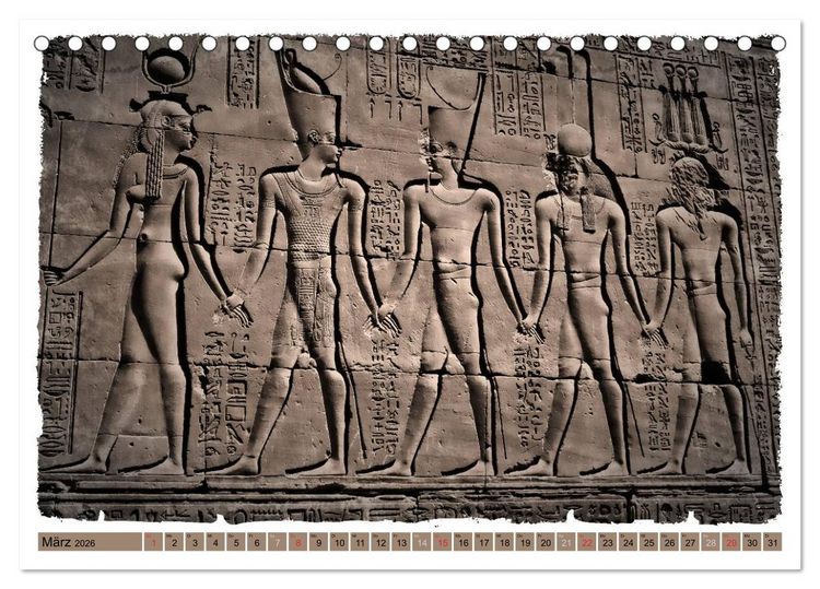 Produktbild: &Auml;gypten &ndash; Sch&ouml;nheit der Antike (Tischkalender 2026 DIN A5 quer), CALVENDO Monatskalender