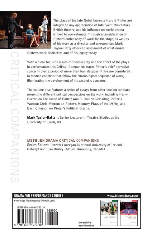 Produktbild: The Theatre of Harold Pinter