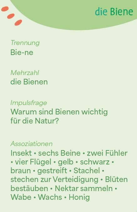 Produktbild: Wortschatzk&auml;rtchen: Auf der Wiese