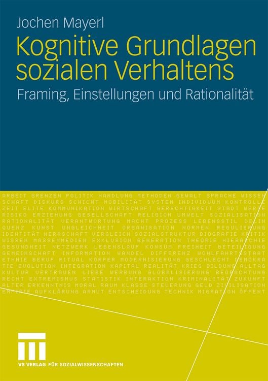 Produktbild: Kognitive Grundlagen sozialen Verhaltens