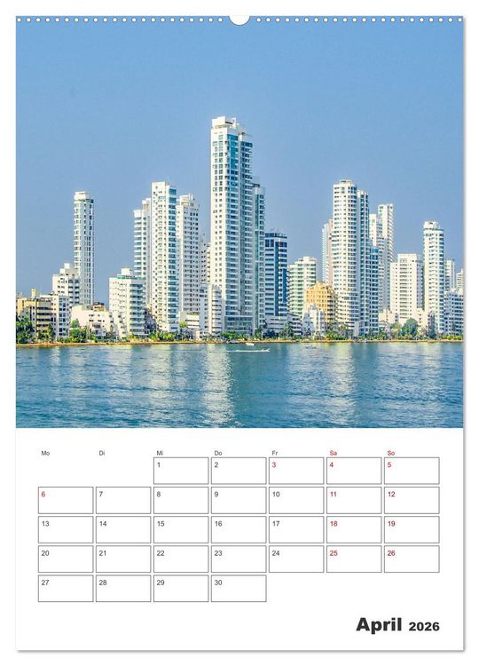 Produktbild: Reise durch Mittelamerika - Urlaubsplaner (hochwertiger Premium Wandkalender 2026 DIN A2 hoch), Kunstdruck in Hochglanz