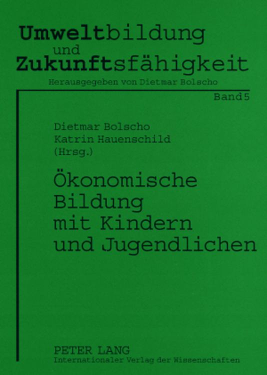 Produktbild: Oekonomische Bildung mit Kindern und Jugendlichen