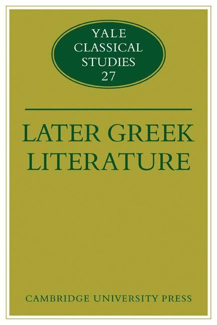 Produktbild: Later Greek Literature