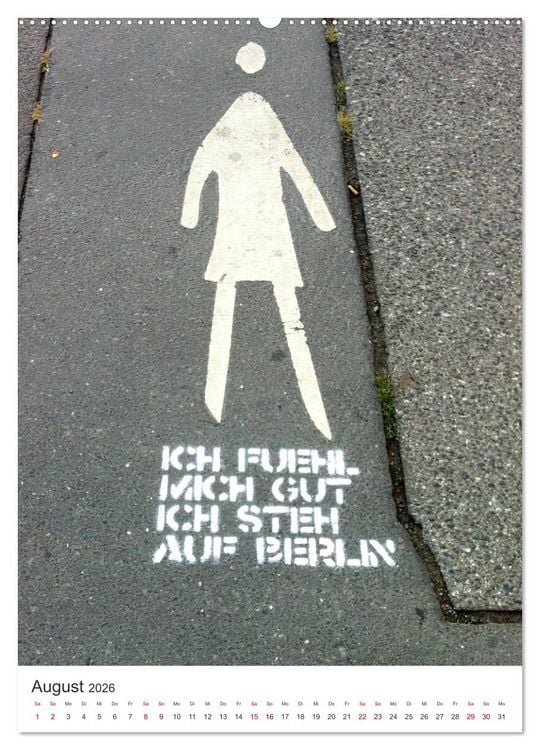 Produktbild: StreetArt Berlin (hochwertiger Premium Wandkalender 2026 DIN A2 hoch), Kunstdruck in Hochglanz