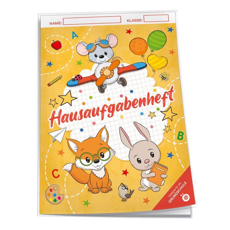 Produktbild: TR&Ouml;TSCH - Hausaufgabenheft Grundschule Zum Schulstart Tierfreunde