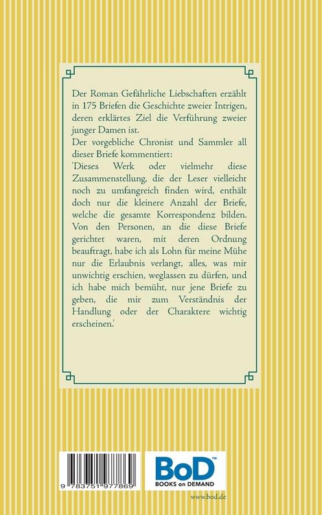 Produktbild: Gef&auml;hrliche Liebschaften