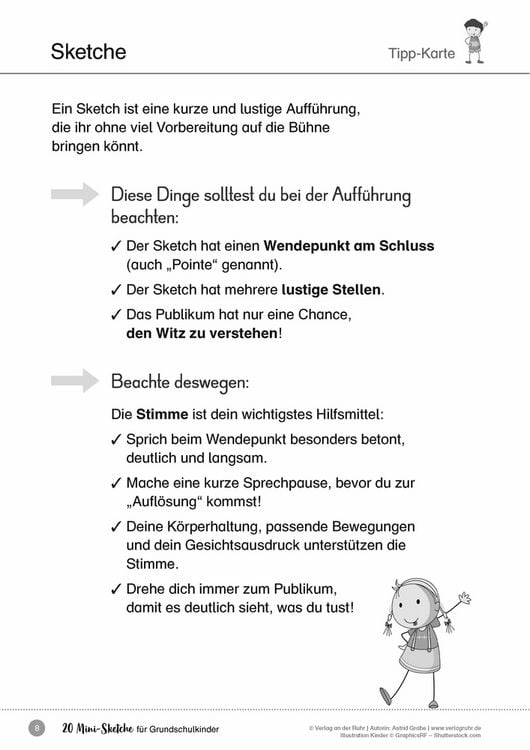 Produktbild: 20 Mini-Sketche f&uuml;r Grundschulkinder