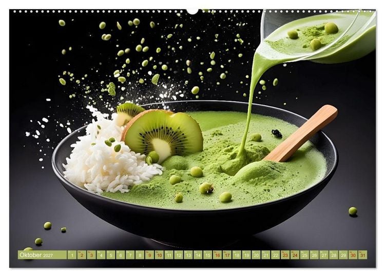 Produktbild: Lifestyle Matcha - Hot und Cool (Wandkalender 2027 DIN A2 quer), CALVENDO Monatskalender