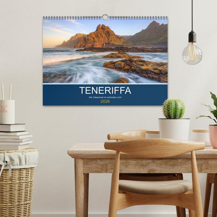 Produktbild: Teneriffa - Die Vulkaninsel im sch&ouml;nsten Licht (Wandkalender 2026 DIN A3 quer), CALVENDO Monatskalender