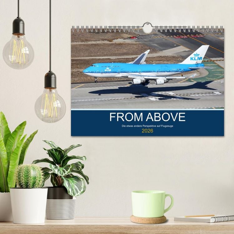 Produktbild: From Above - Die etwas andere Perspektive auf Flugzeuge (Wandkalender 2026 DIN A4 quer), CALVENDO Monatskalender