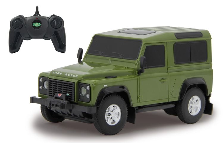 Produktbild: Jamara Land Rover Defender 1:24 gr&uuml;n 27MHz