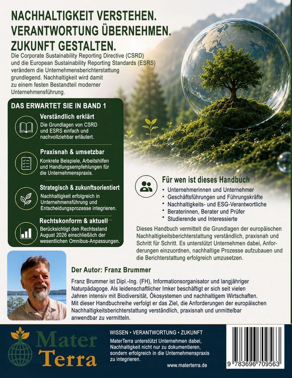 Produktbild: Handbuch zur Nachhaltigkeitsberichterstattung nach CSRD & ESRS