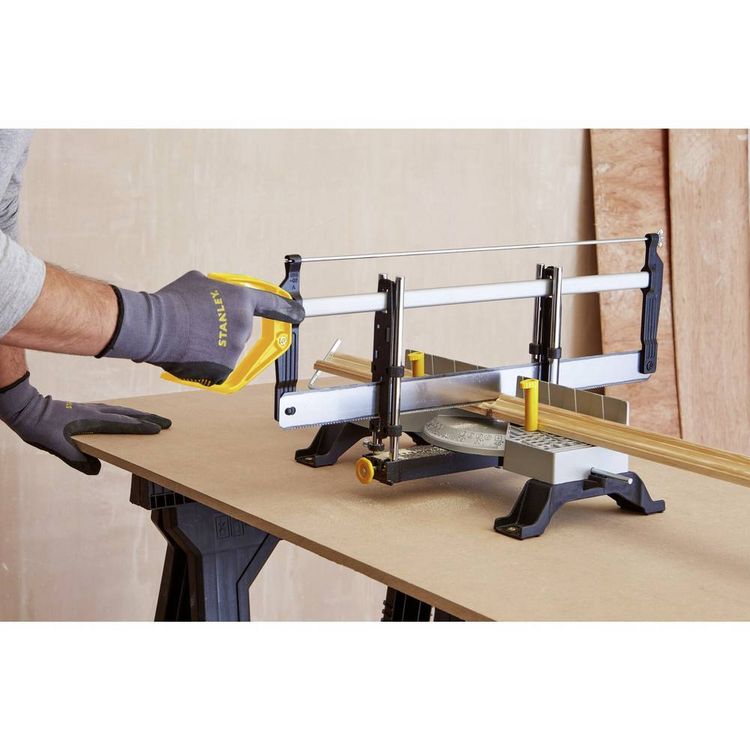 Produktbild: Gehrungss&auml;ge Blatt-L.560mm Schnitt-H.max.95mm Druckg.STANLEY