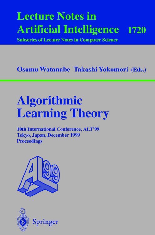 Produktbild: Algorithmic Learning Theory