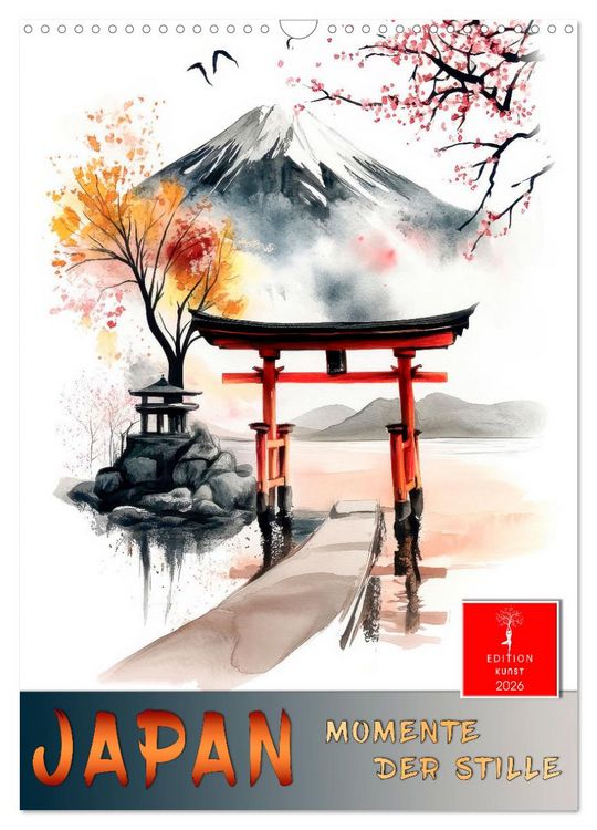 Produktbild: Japan - Momente der Stille (Wandkalender 2026 DIN A3 hoch), CALVENDO Monatskalender
