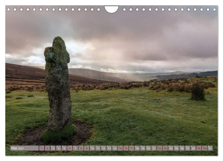 Produktbild: Dartmoor, herbe Sch&ouml;nheit im S&uuml;den Englands (Wandkalender 2027 DIN A4 quer), CALVENDO Monatskalender