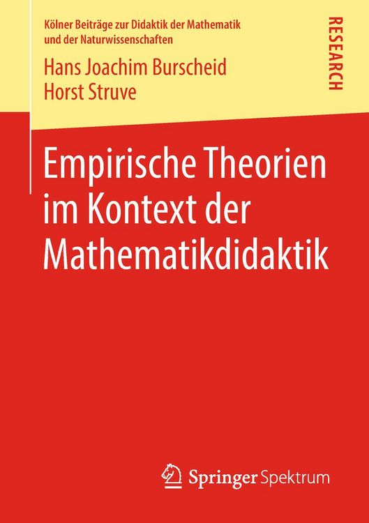 Produktbild: Empirische Theorien im Kontext der Mathematikdidaktik